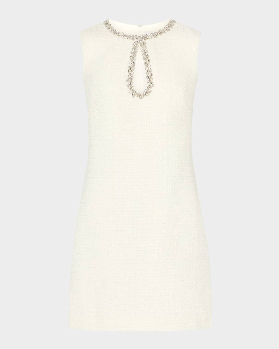 Eden Embellished Bouclé Mini Dress
